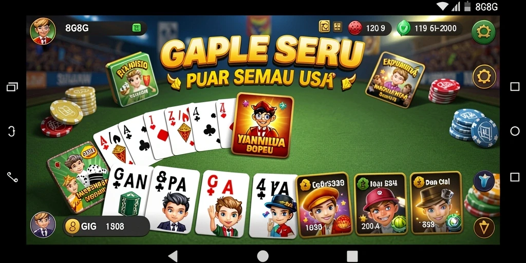 Tampilan gameplay seru dan interaktif di 8G8G.