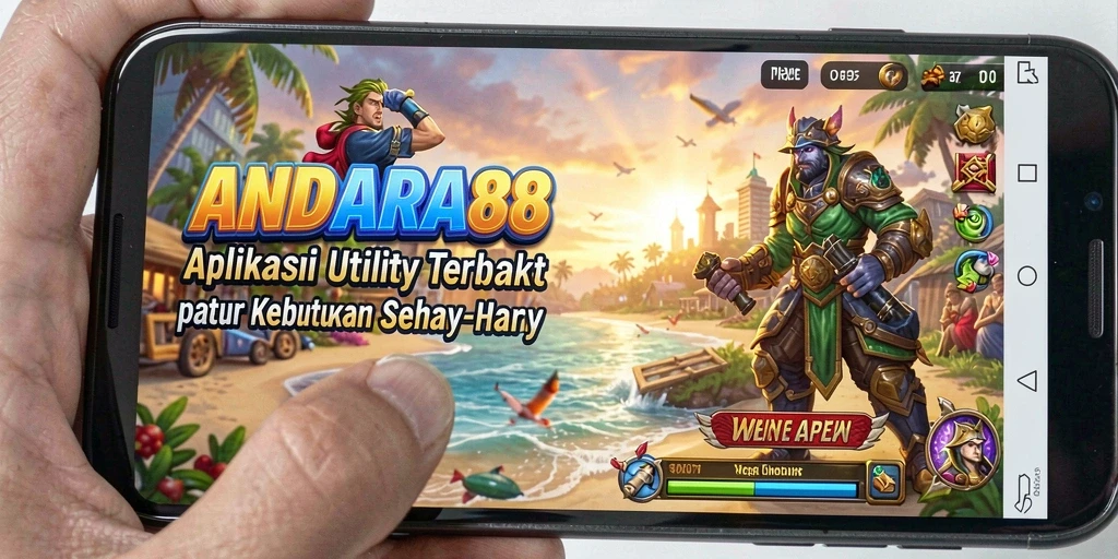 Screenshot tampilan utama ANDARA88 dengan antarmuka pengguna yang intuitif.