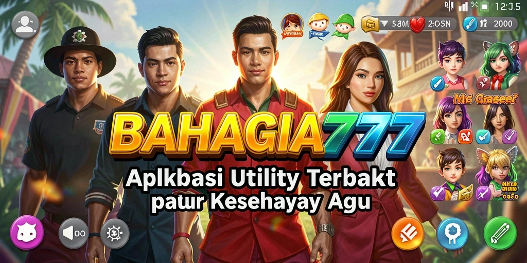 Tampilan antarmuka pengguna BAHAGIA777 yang sederhana dan fungsional.