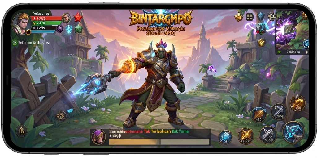 Tampilan gameplay yang menakjubkan dalam BINTANGMPO.