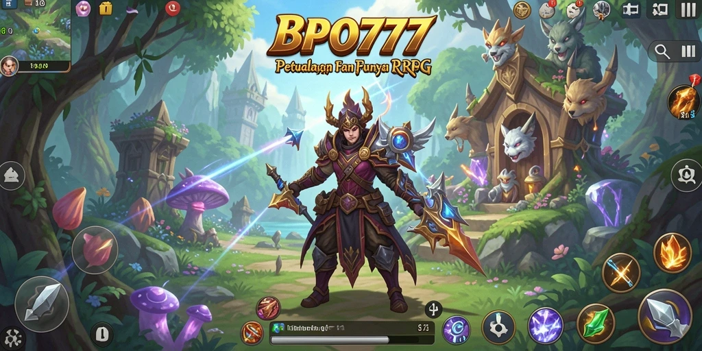 Screenshot gameplay BPO777 menampilkan pertarungan seru dan karakter yang menarik.