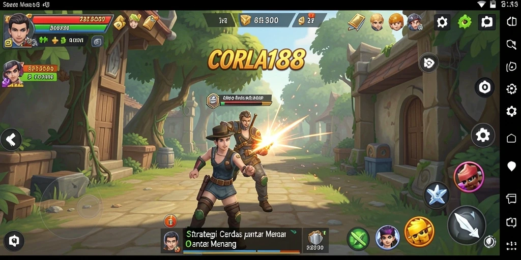 Tampilan gameplay CORLA188 yang menakjubkan dan penuh strategi.