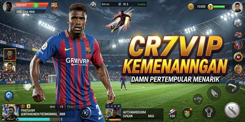 Screenshot CR7VIP menampilkan aksi pertahanan strategis dalam permainan Tower Defense.