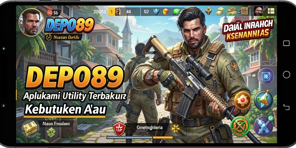 Screenshot utama DEPO89 menampilkan antarmuka pengguna yang ramah dan intuitif.