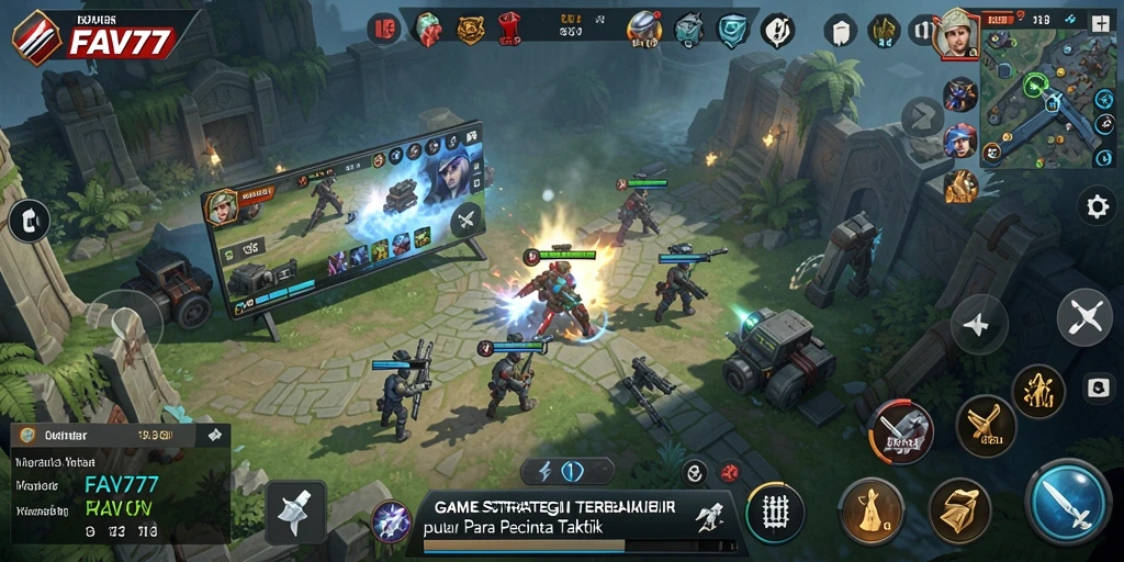 Tampilan menarik gameplay FAV77 dengan aksi strategi yang mendebarkan.