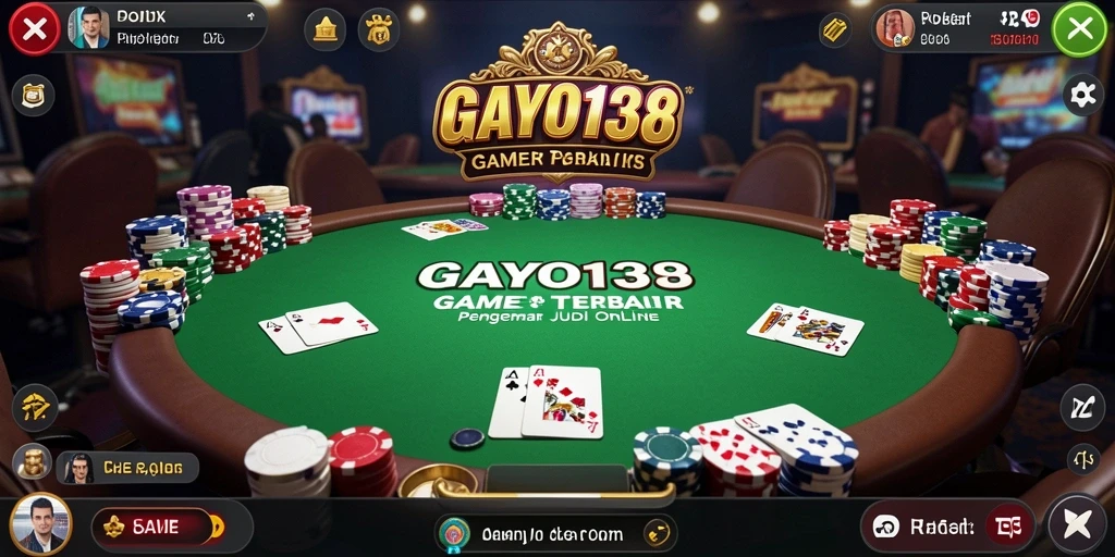 Tampilan menarik dari gameplay poker GAYO138 yang mengundang semangat.