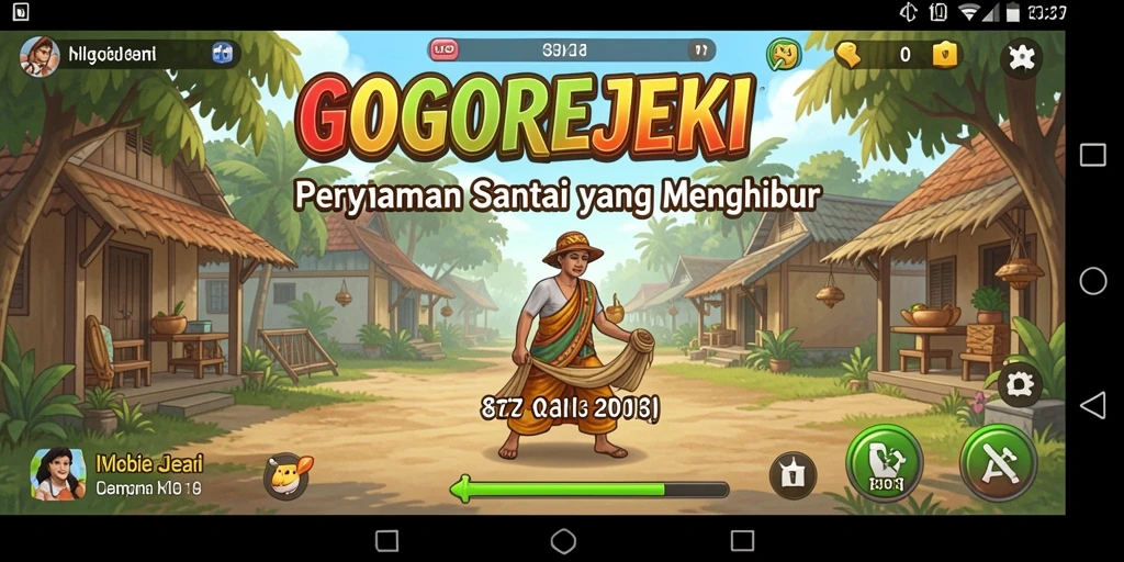 Screenshot gameplay GOGOREJEKI yang menunjukkan keseruan saat bermain.