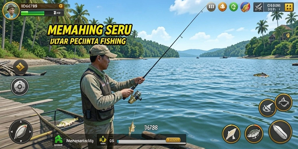 Tampilan gameplay memancing yang seru di ID6788.