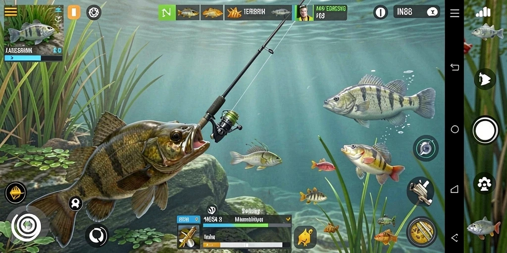 Tangkapan besar di permainan Fishing IN88 yang menantang.