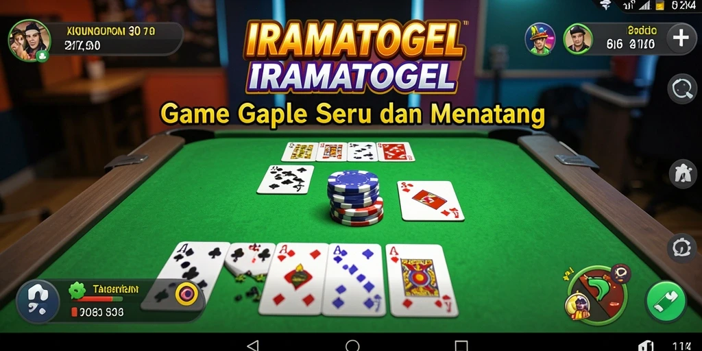 Tampilan gameplay seru dalam IRAMATOGEL yang penuh tantangan.