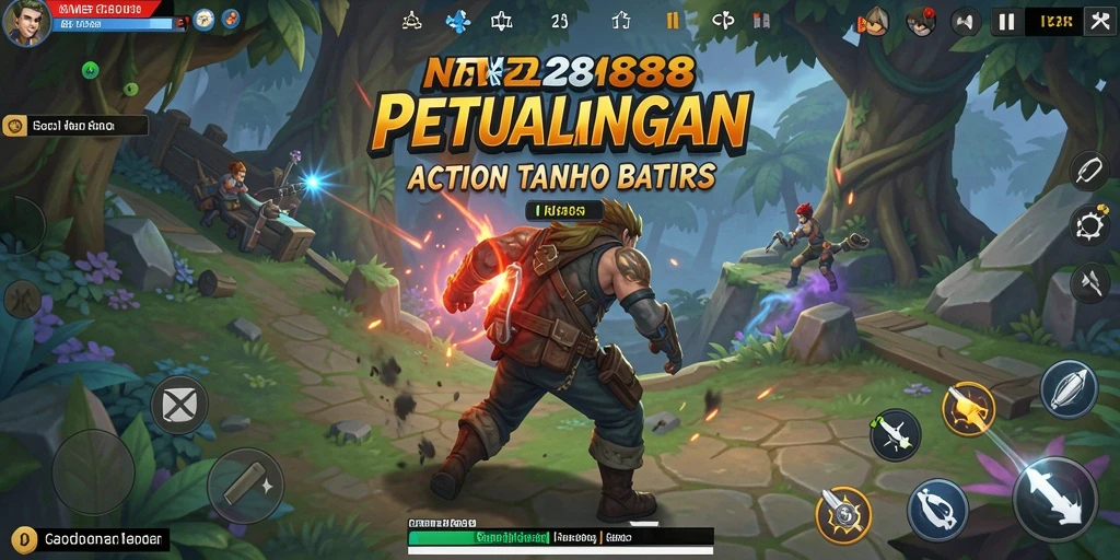 Screenshot gameplay NEX288 menampilkan aksi seru di medan perang.
