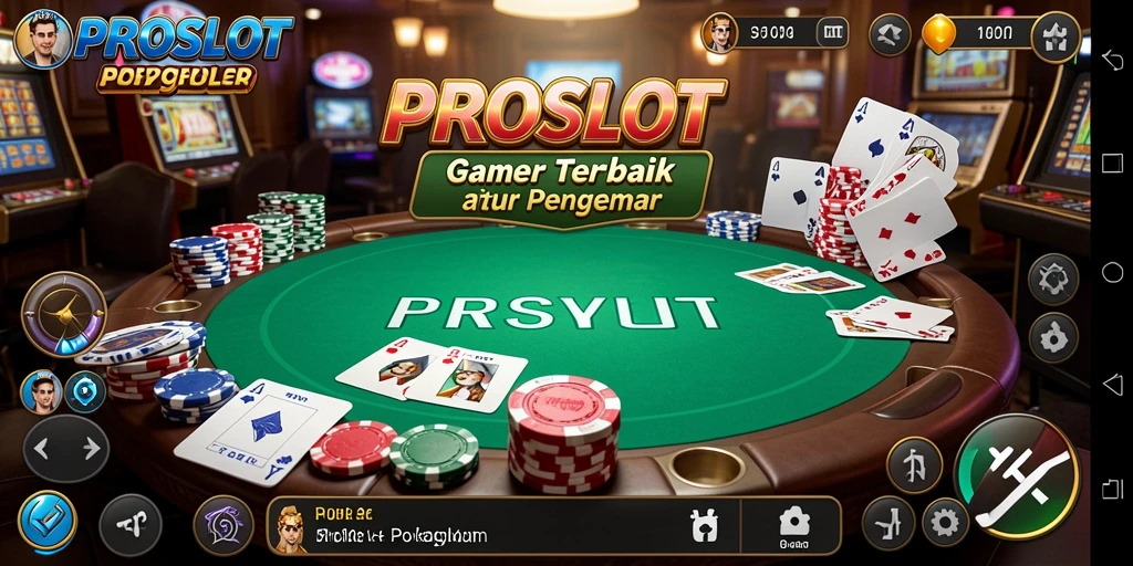 Gameplay poker yang mendebarkan dan interaktif di PROSLOT.