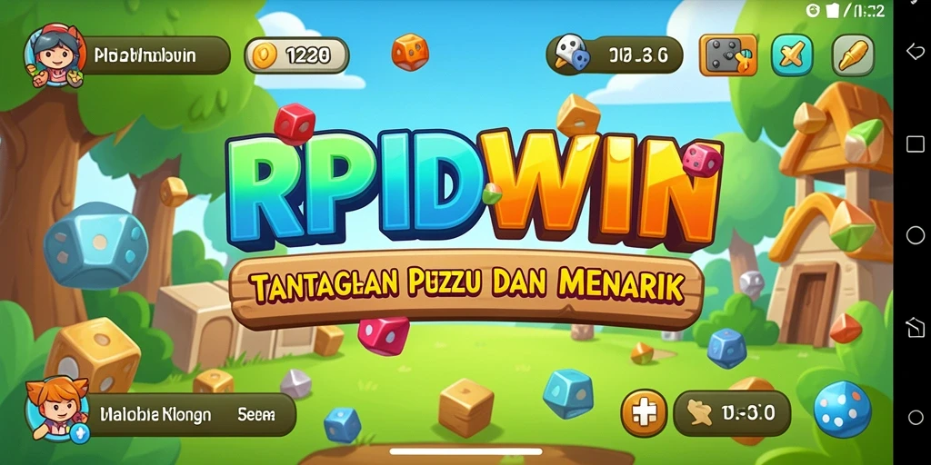 Screenshot gameplay RPIDWIN yang menampilkan tantangan puzzle yang menarik.