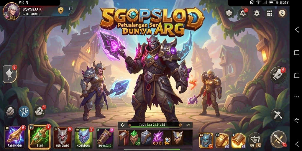 Tangkapan layar SGPSLOT menunjukkan aksi seru dalam pertempuran ARPG.