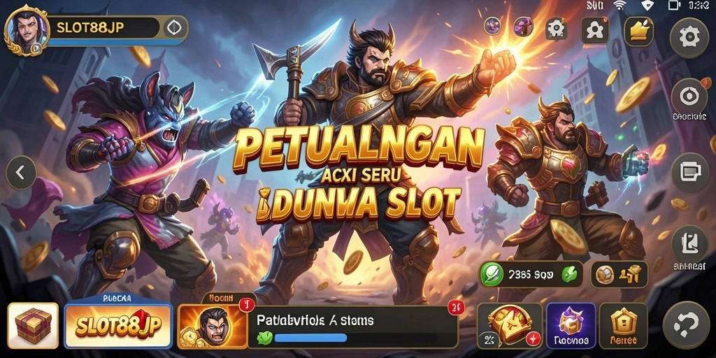 Gameplay SLOT88JP yang penuh aksi dan tantangan seru.