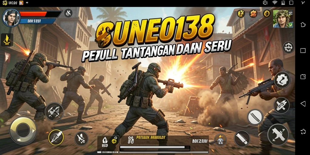 Tangkapan layar SUNEO138 memperlihatkan aksi seru dalam pertarungan.