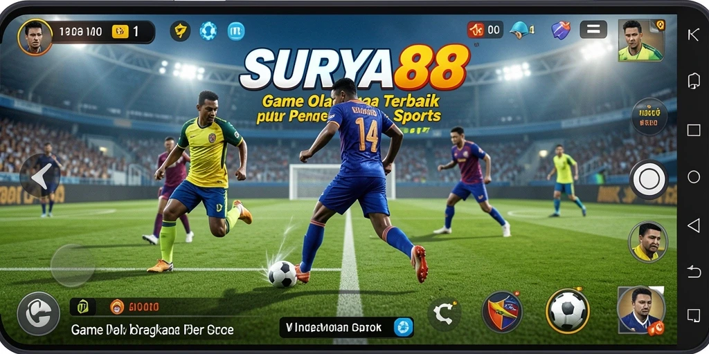 Tampilan gameplay seru dan interaktif dalam SURYA88.