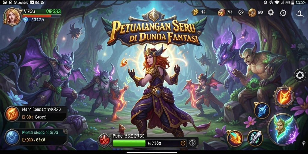 Screenshot gameplay VIP333 menampilkan aksi petualangan seru.