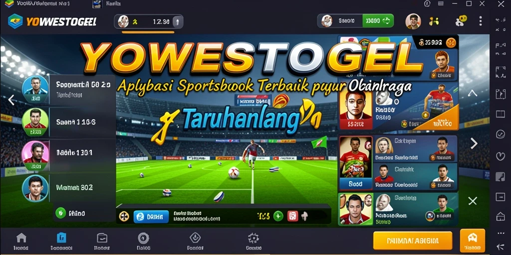 Tampilan gameplay menarik dalam aplikasi Sportsbook YOWESTOGEL.